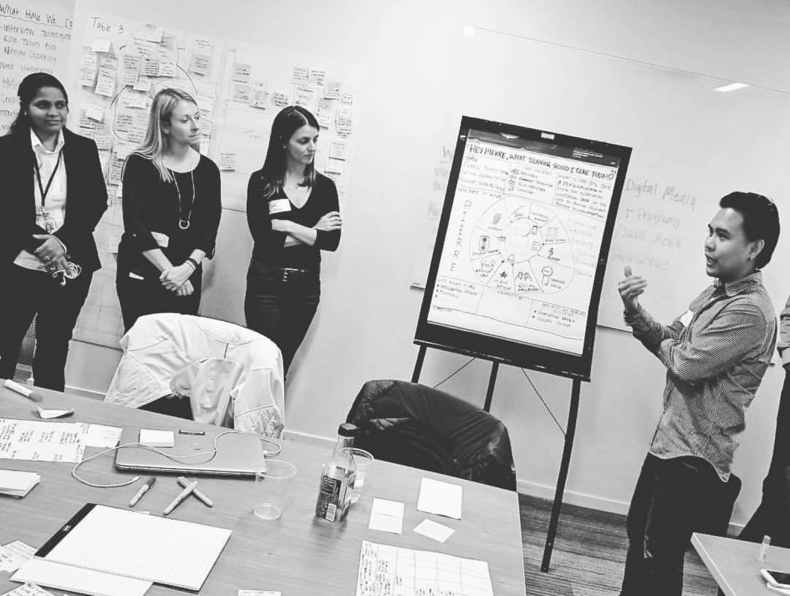 Chad facilitating a collaborative workshop
